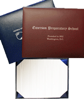 Junior Size Leatherette Diploma Case