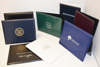 padded vinyl diploma case covers