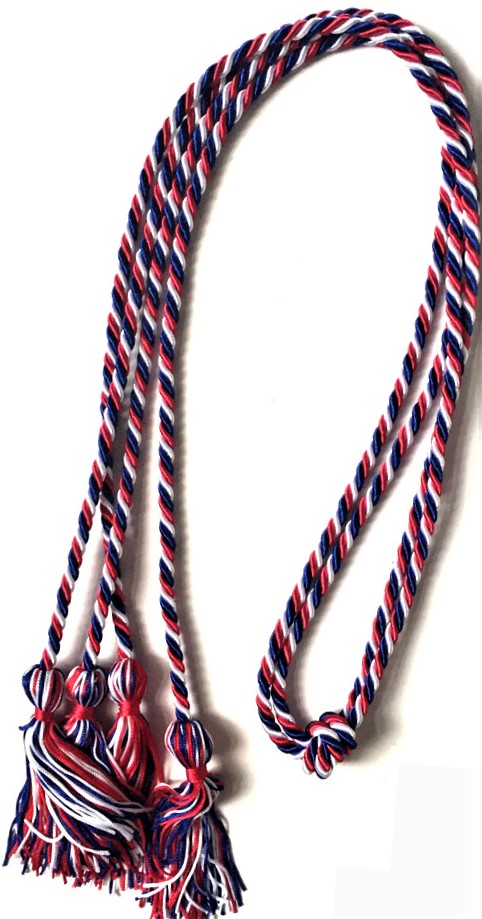 Red, White and Blue Three Color Tassels