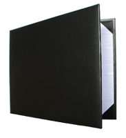 Black Panoramic Diploma Cover